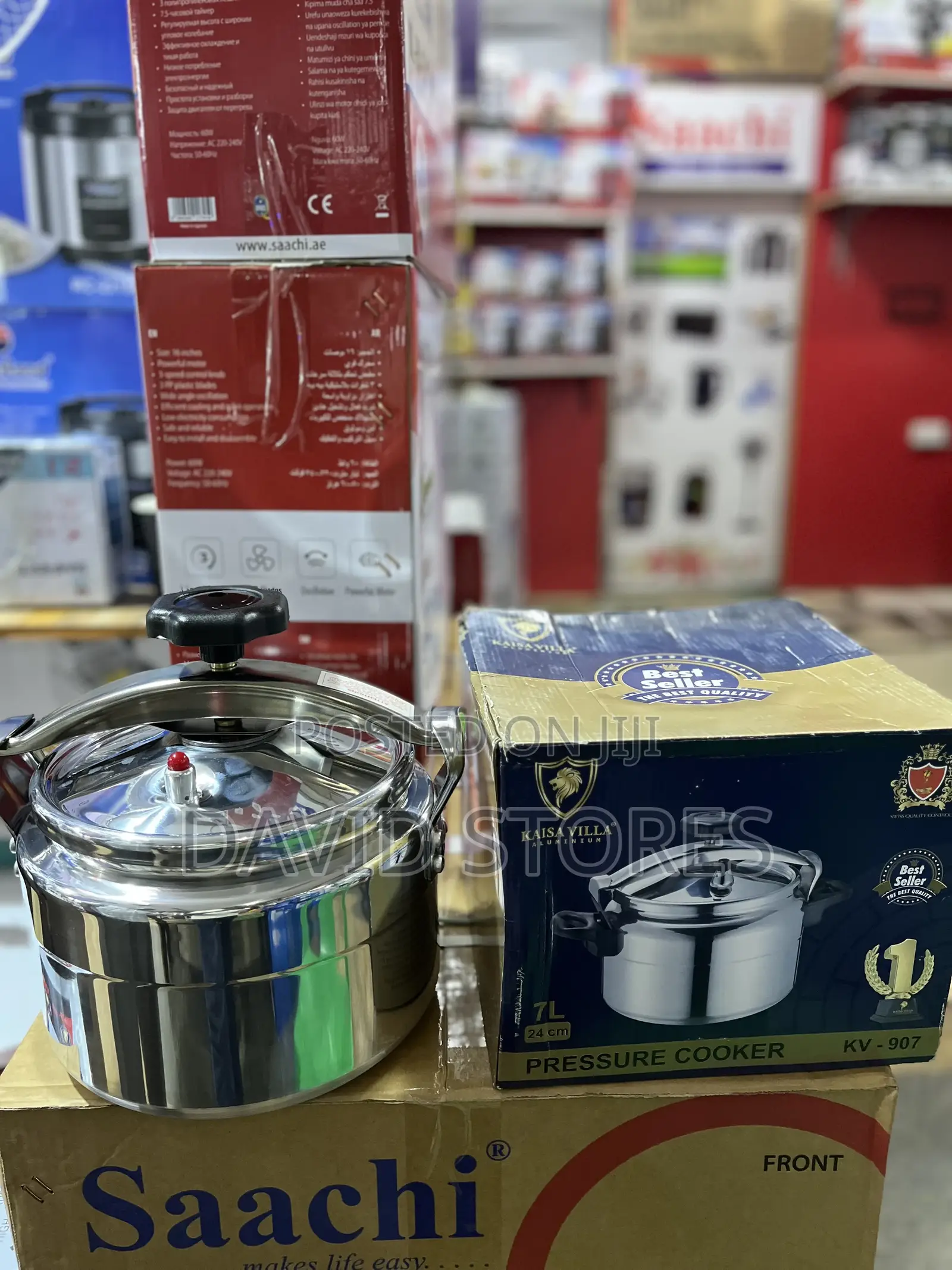 Kaisavilla 5l Stainless Steel Pressure Cooker – Gas Charcoal