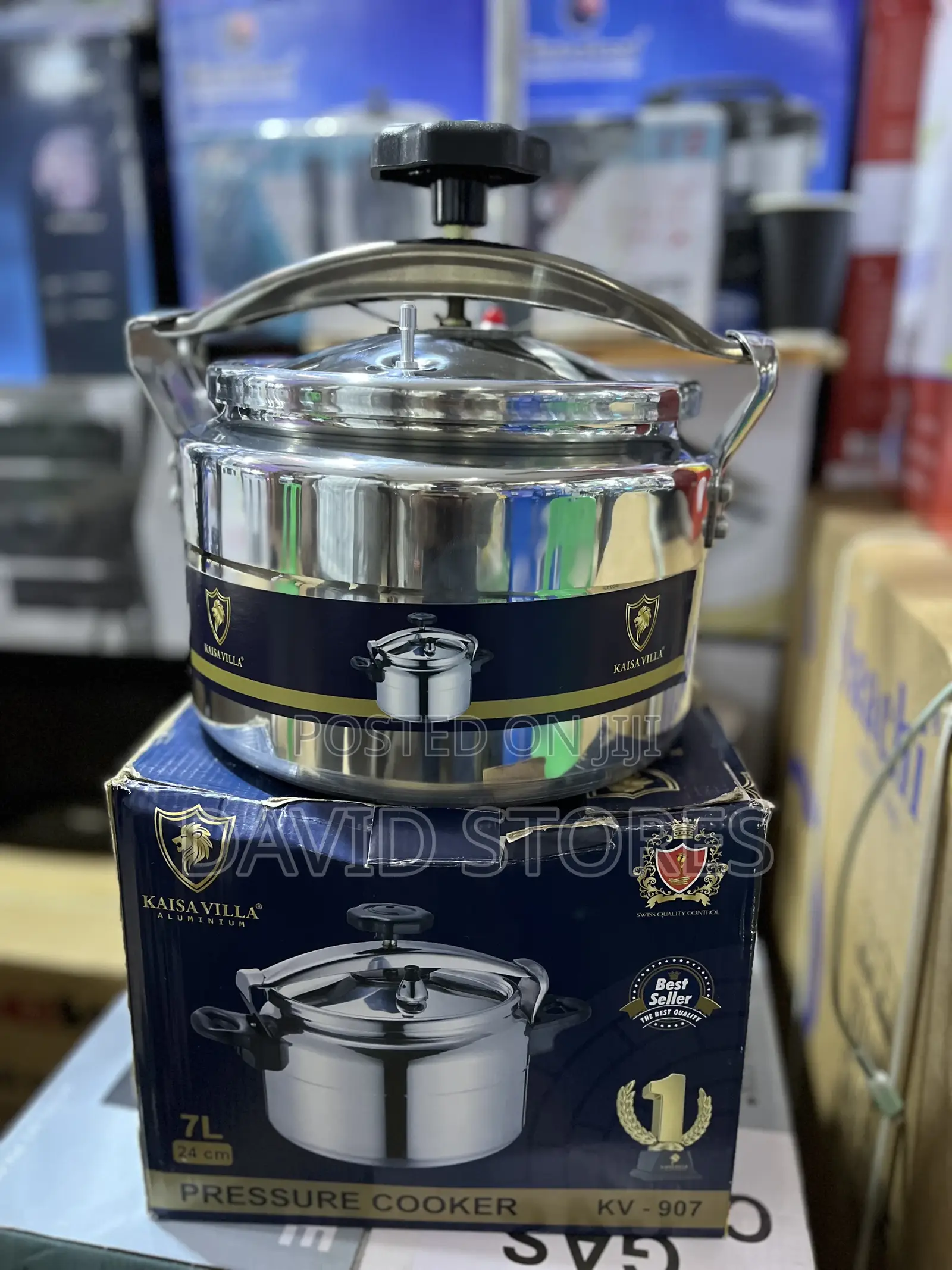 Kaisavilla 5l Stainless Steel Pressure Cooker – Gas Charcoal