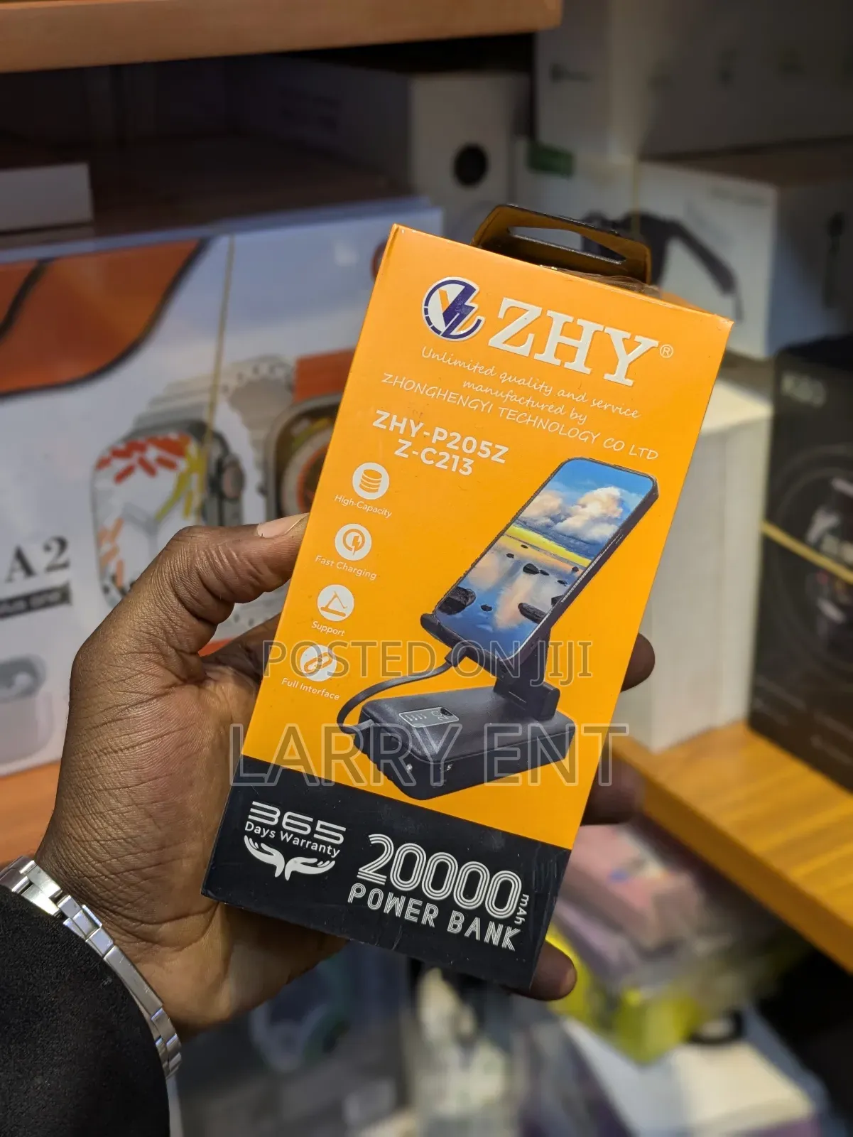 20000mah Power Bank With Phone Stand – Fast Charge, Portable