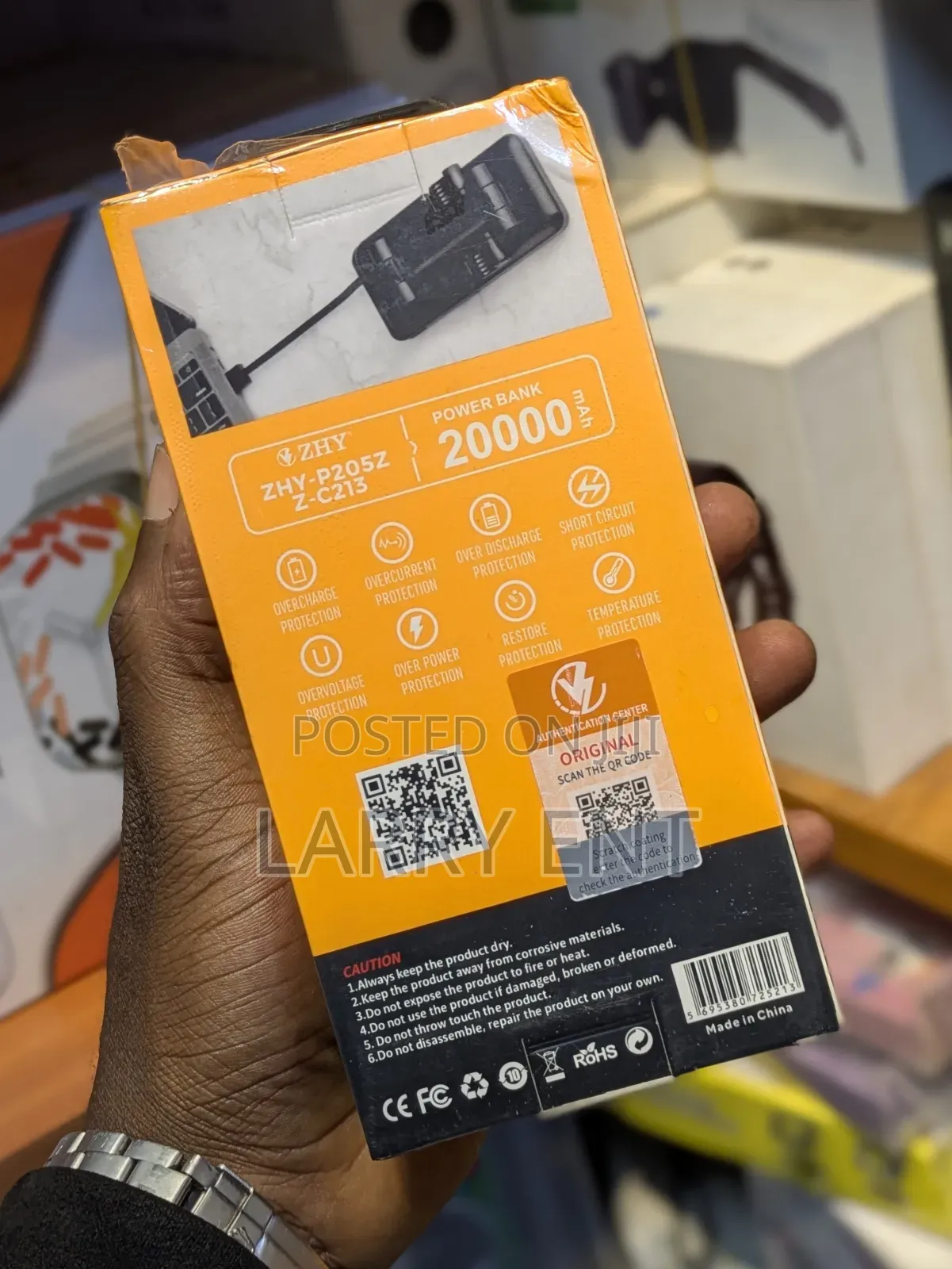 Zhy Power Bank 20000mah – High Capacity, Quick Charge, Travel Friendly
