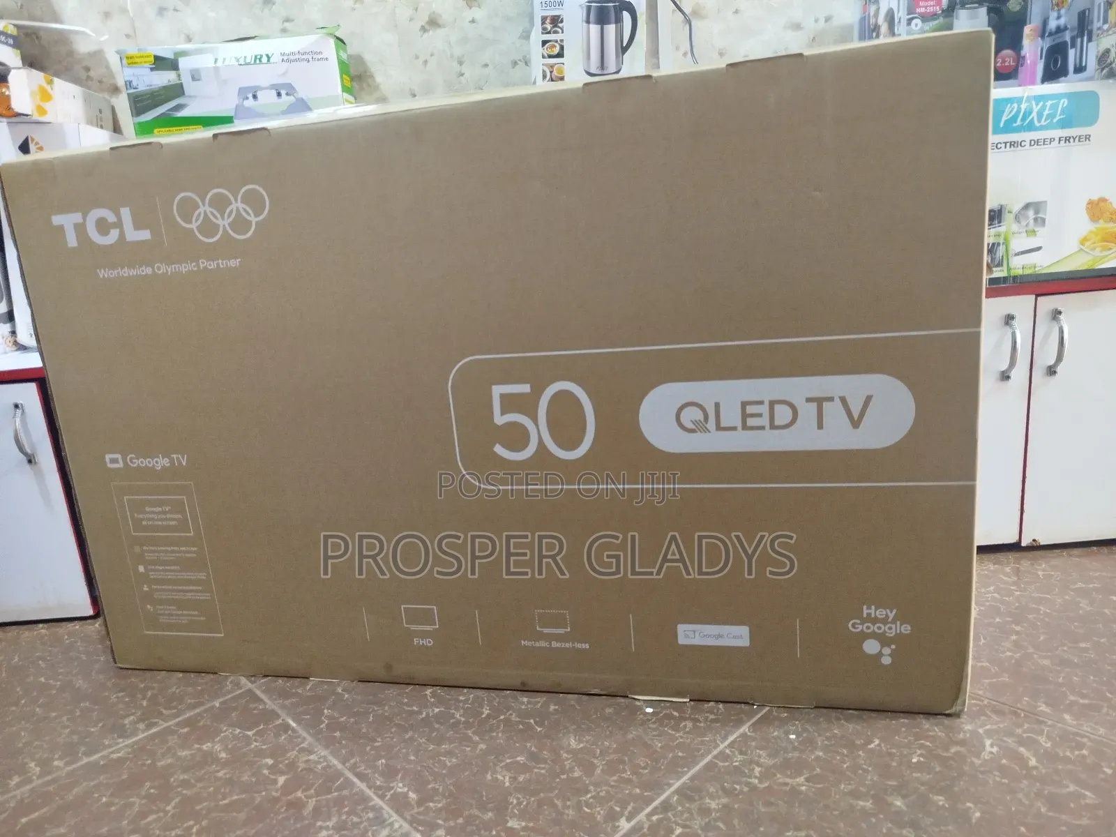 TCL Smart Qled Digital Flat Screen Flameless.