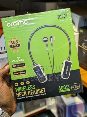 Oraimo Tc-21 Wireless Headphones – Long Battery Life, Fast Charging