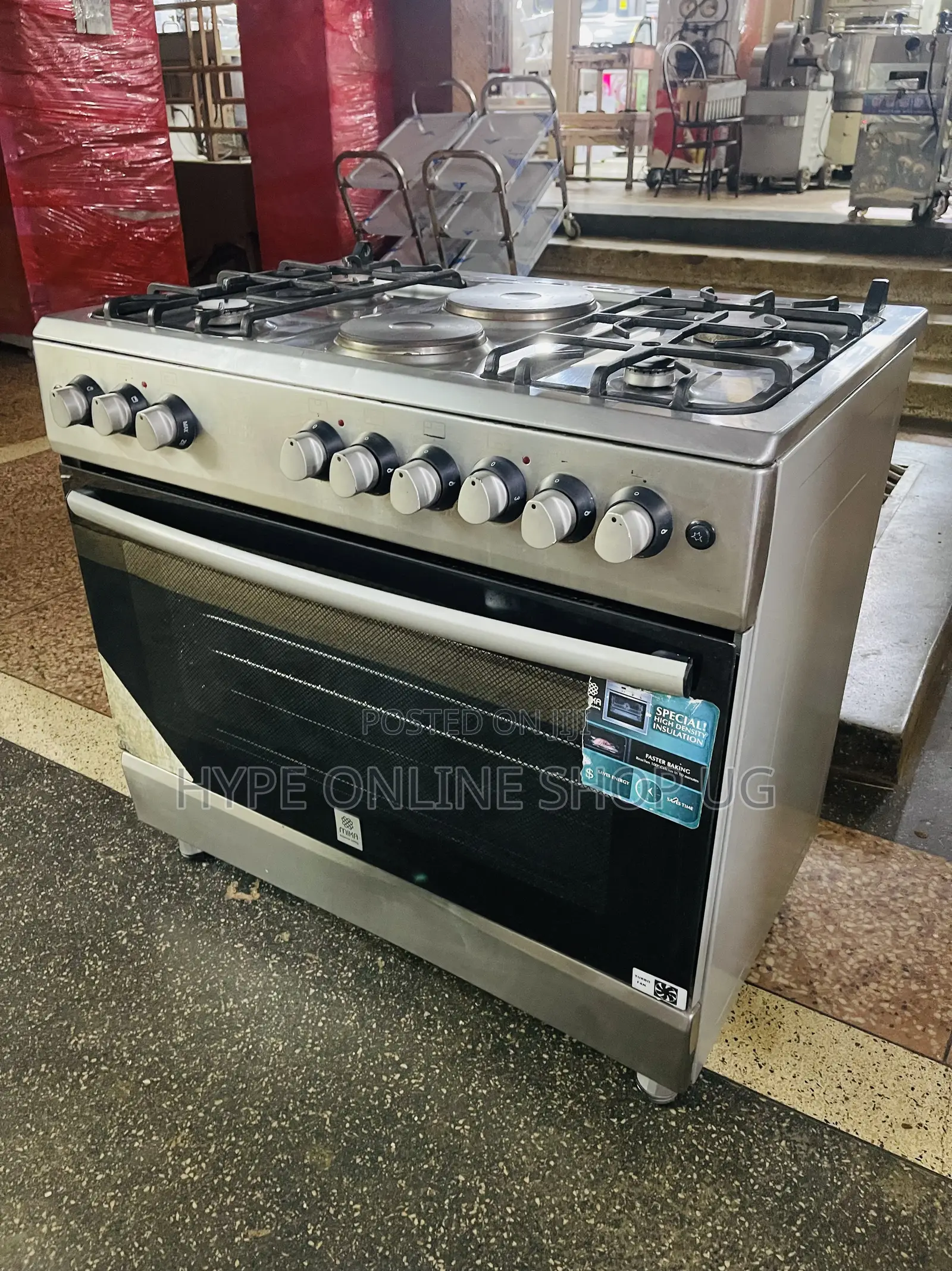 Commercial Electric Gas 90cm/60cm Imported Used Cooker