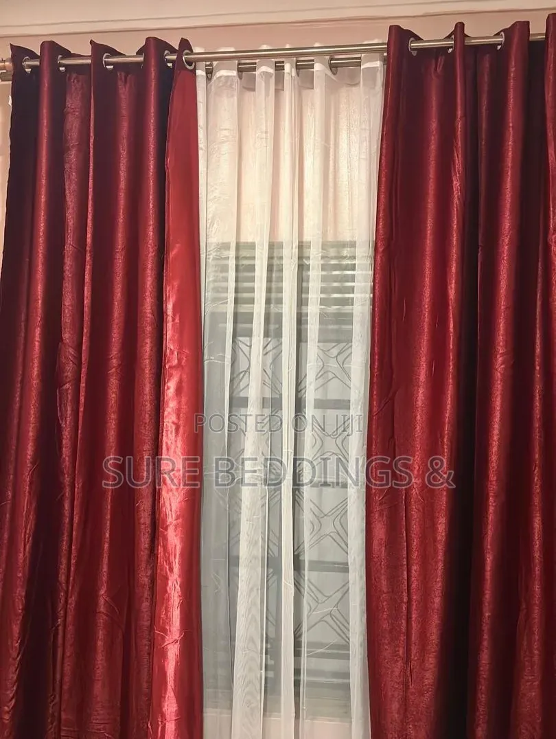 Maroon 3 Pieces Curtains