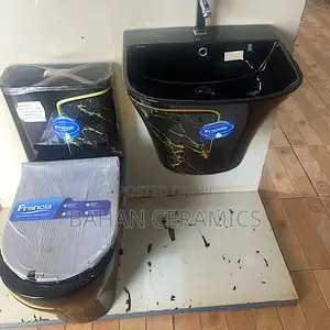 Toilet and Hand-Wash Basin Set