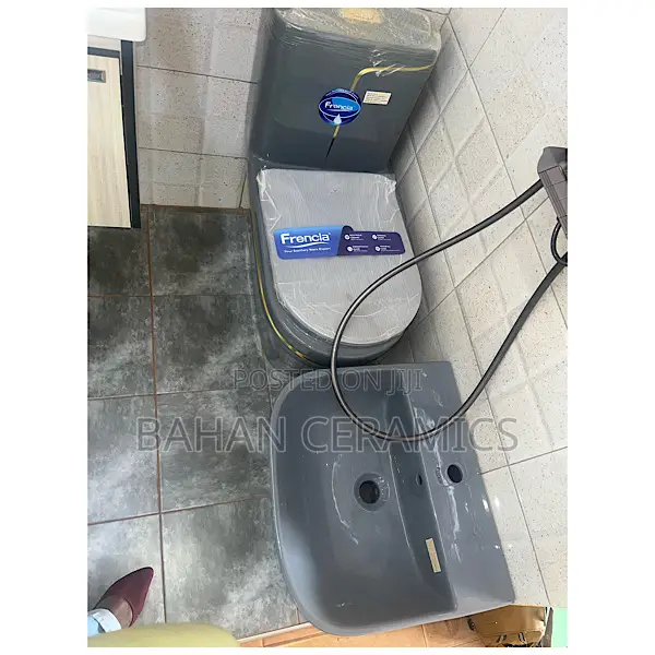 Toilet and Hand-Wash Basin Set