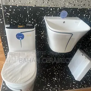 Toilet and Hand-Wash Basin Set