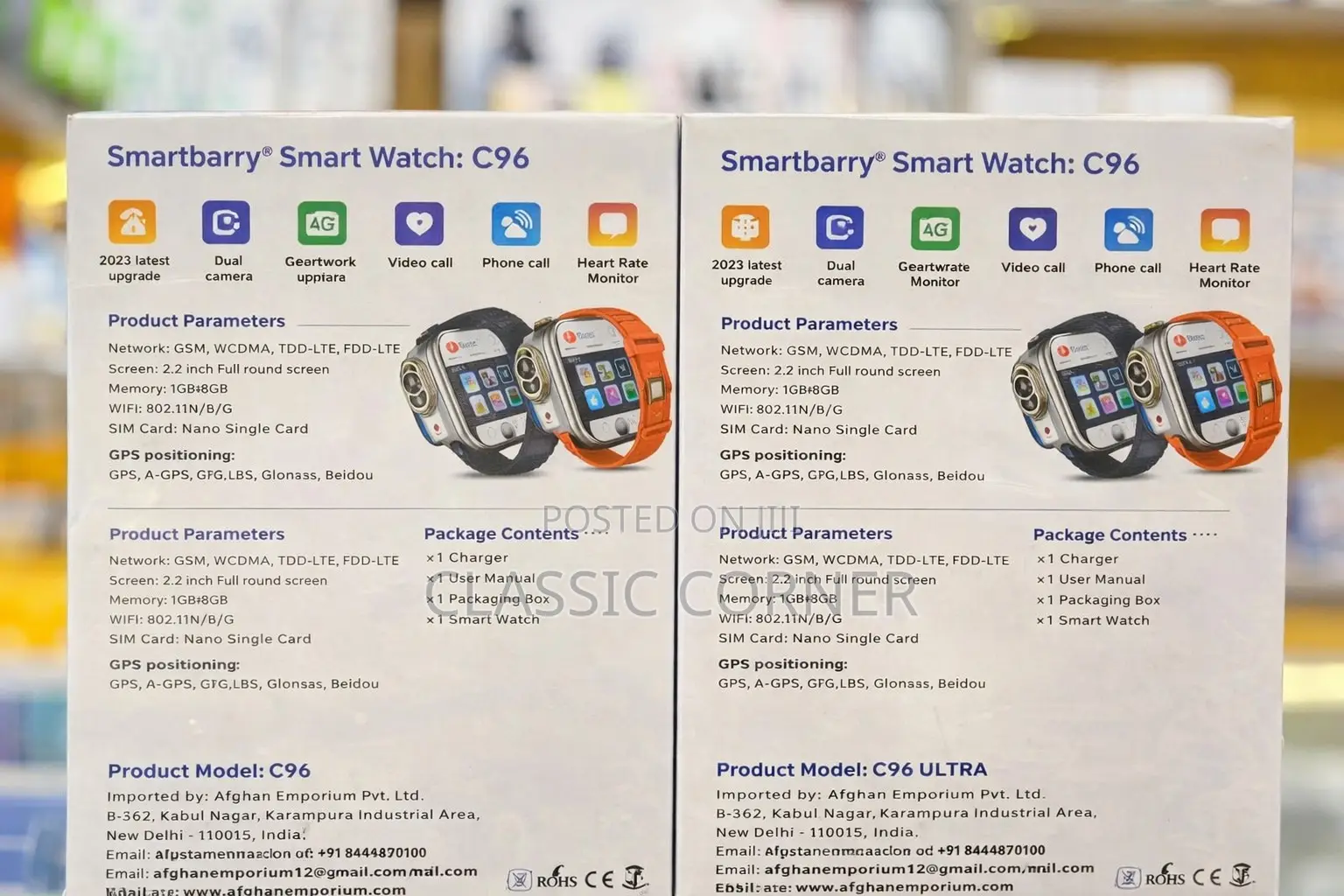 Smartbarry C96 5g Simcard Smartwatch