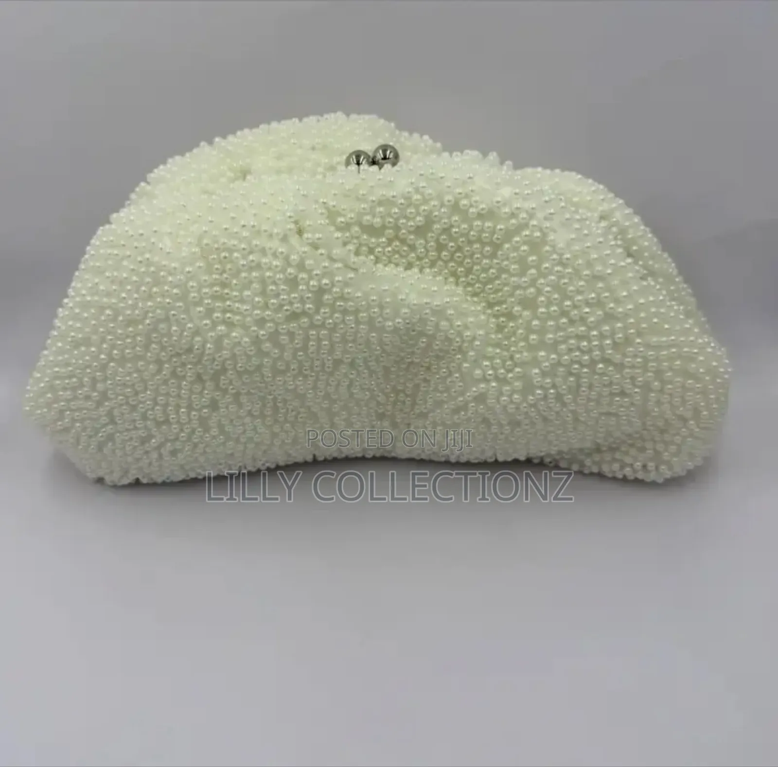Pearl Studded Pouch Purse
