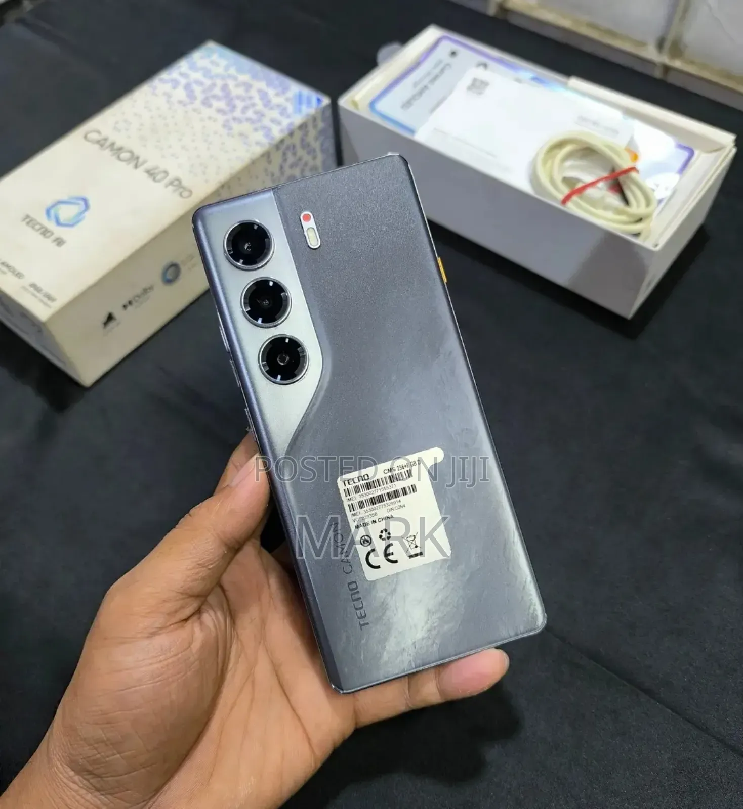 New Tecno Camon 40 Pro 5G 256 GB Black