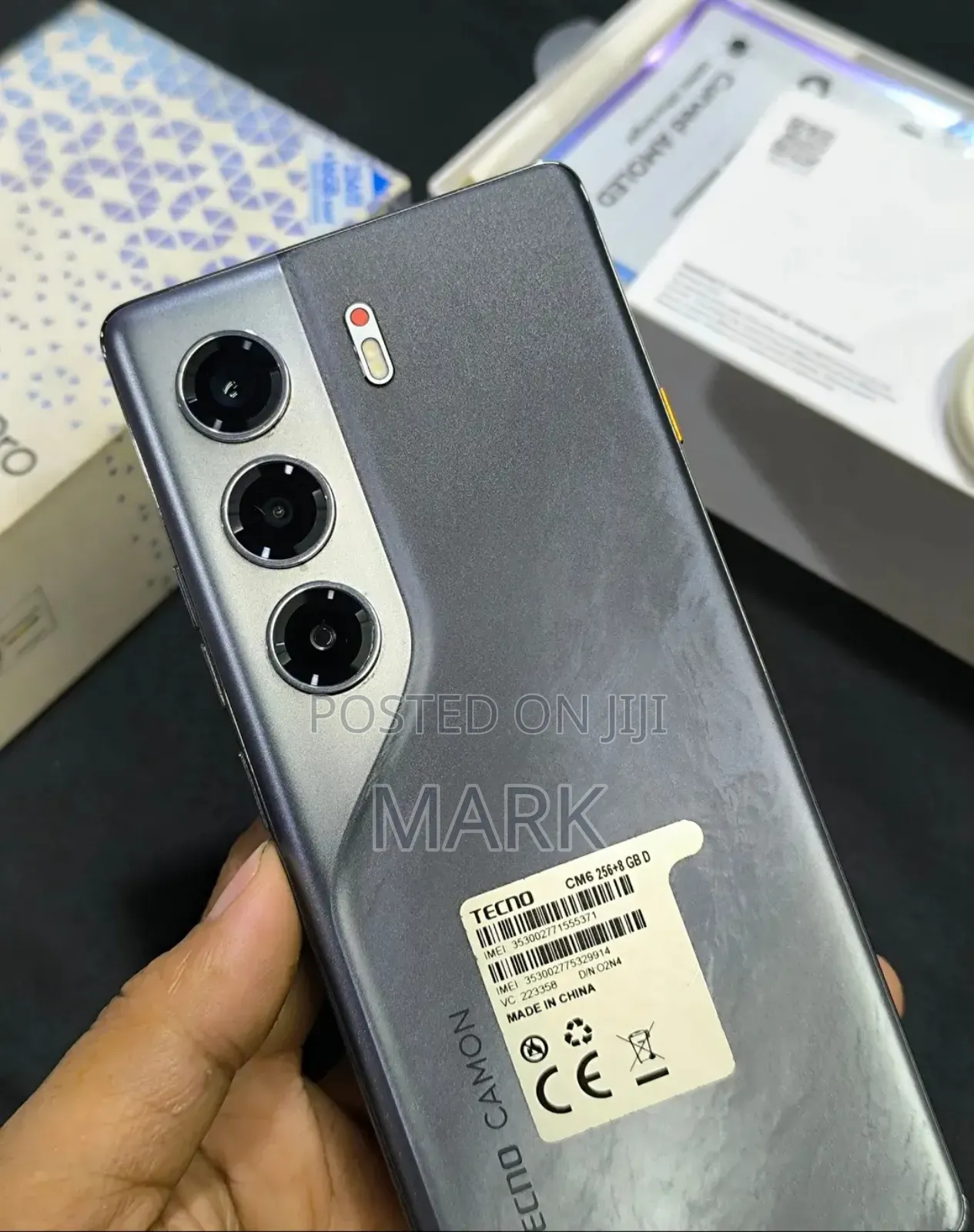 New Tecno Camon 40 Pro 5G 256 GB Black