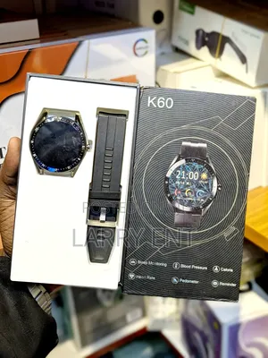  Round Smart Watch – Heart Rate, Step Counter, Notifications Calls