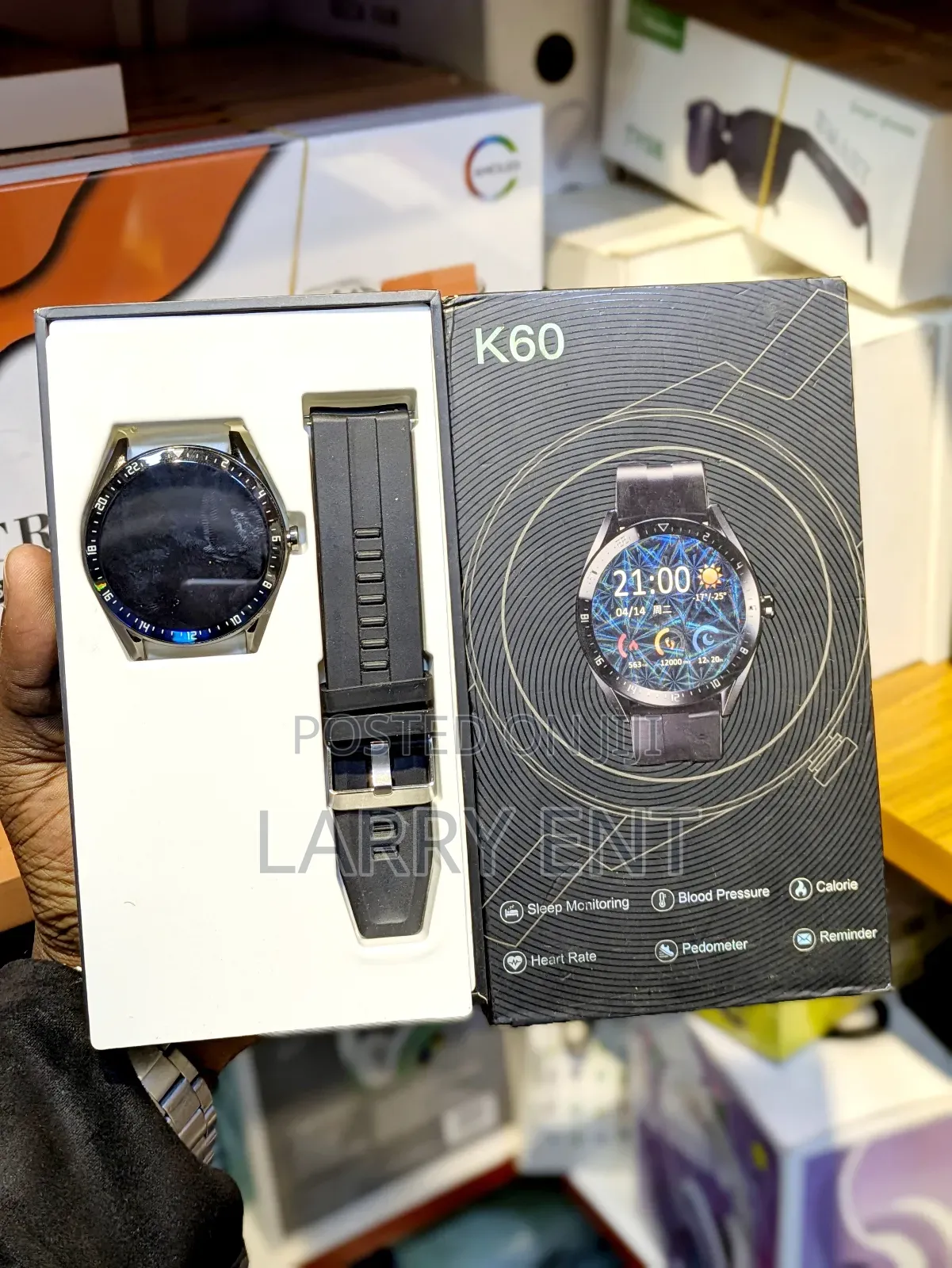  Round Smartwatch – Elegant Look, Sports Modes, Android iPhone