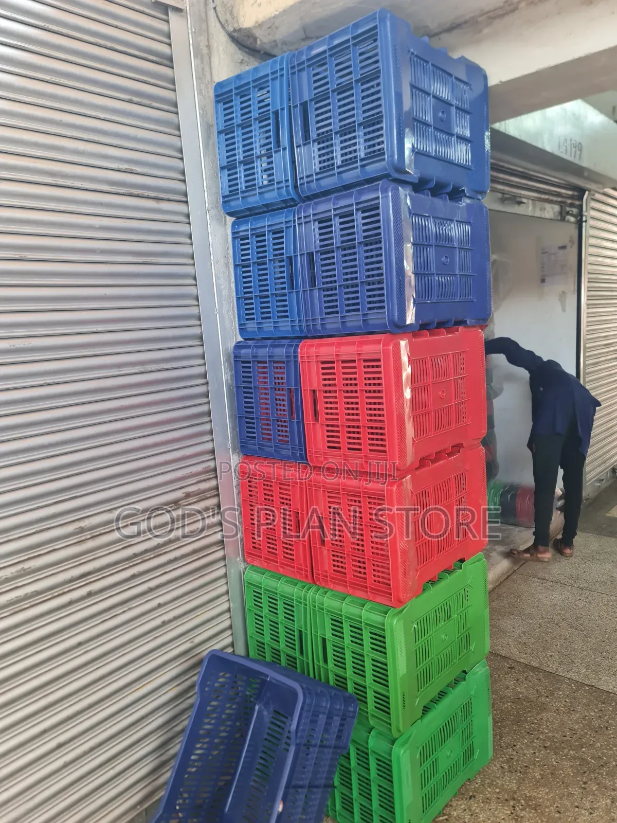 Actually Plastic Crates Plastic Crates 3 Colors
