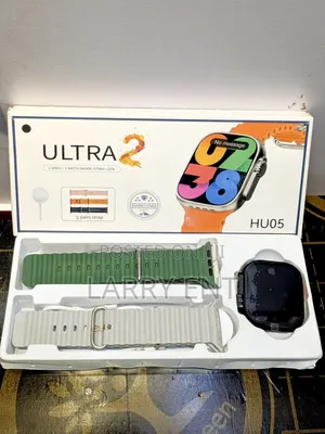 Ultra 2 Smartwatch – 3 Pairs of Straps Included, Bluetooth Calls