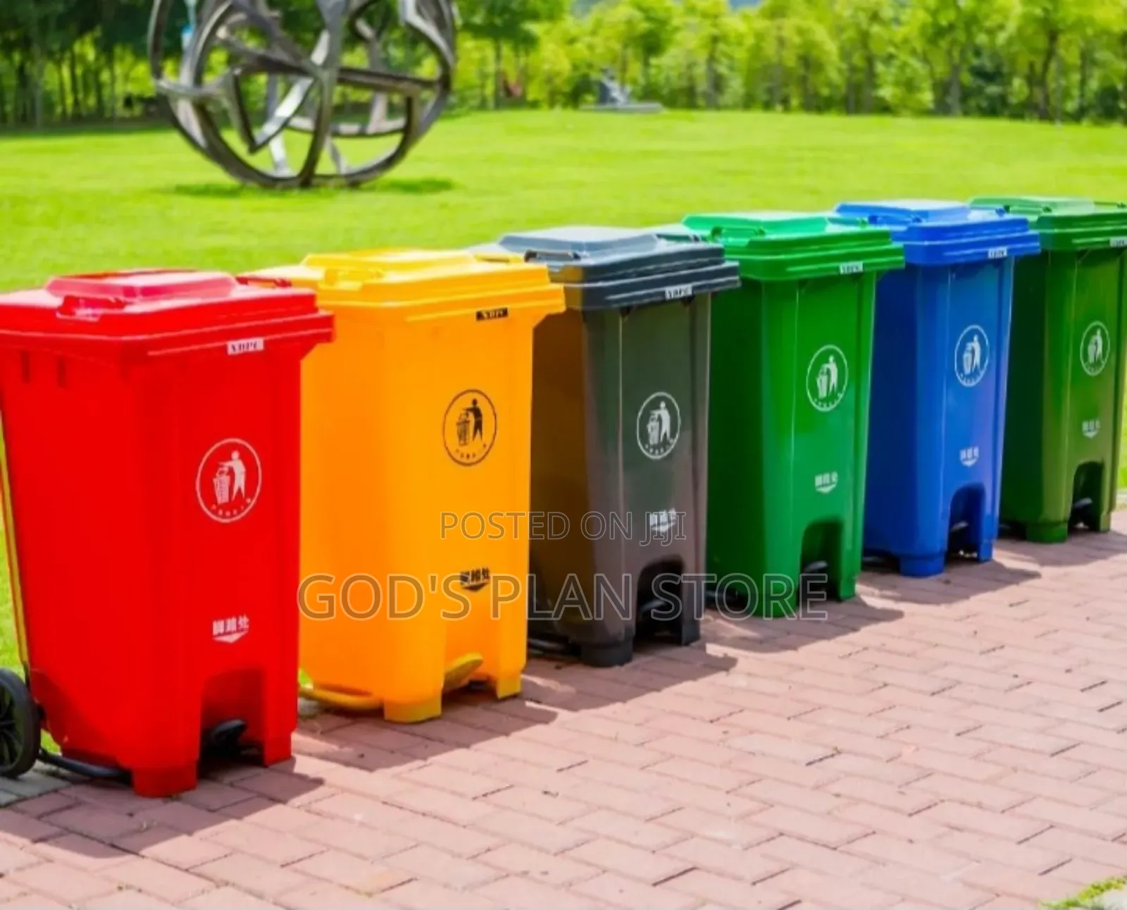 All Colors 120litres Plastic Dust Bins Plastic Dust Bins Step On