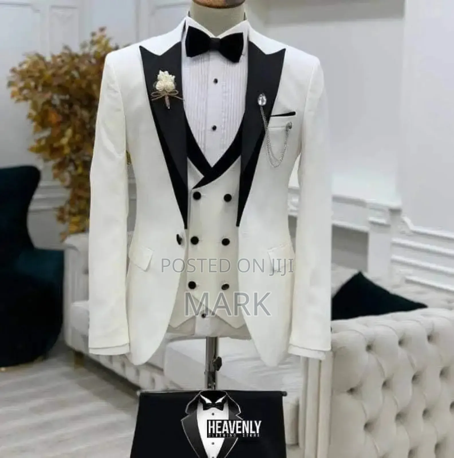 Weddings Tuxedos in White Black