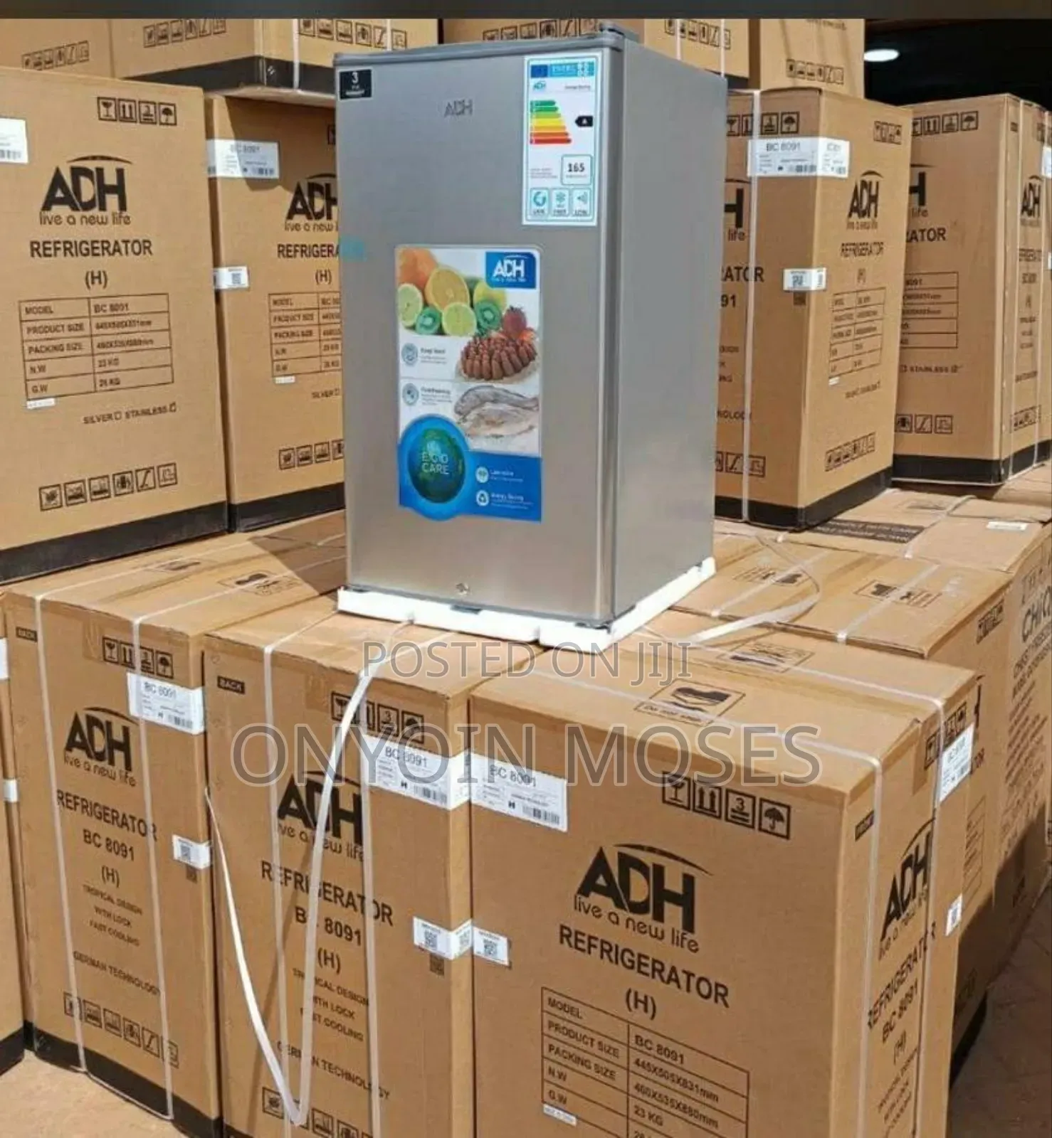 120l Adh New Single Door Fridge