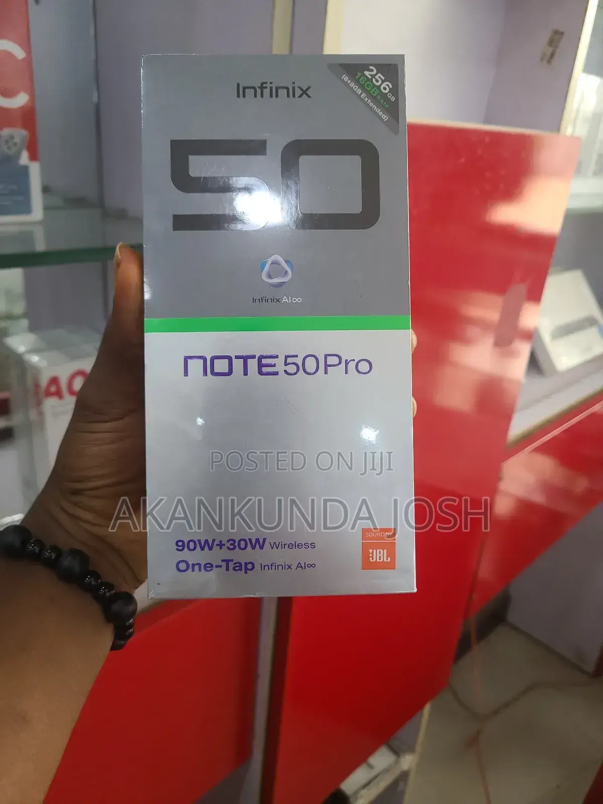 New Infinix Note 50 Pro 4G 256 GB Gray