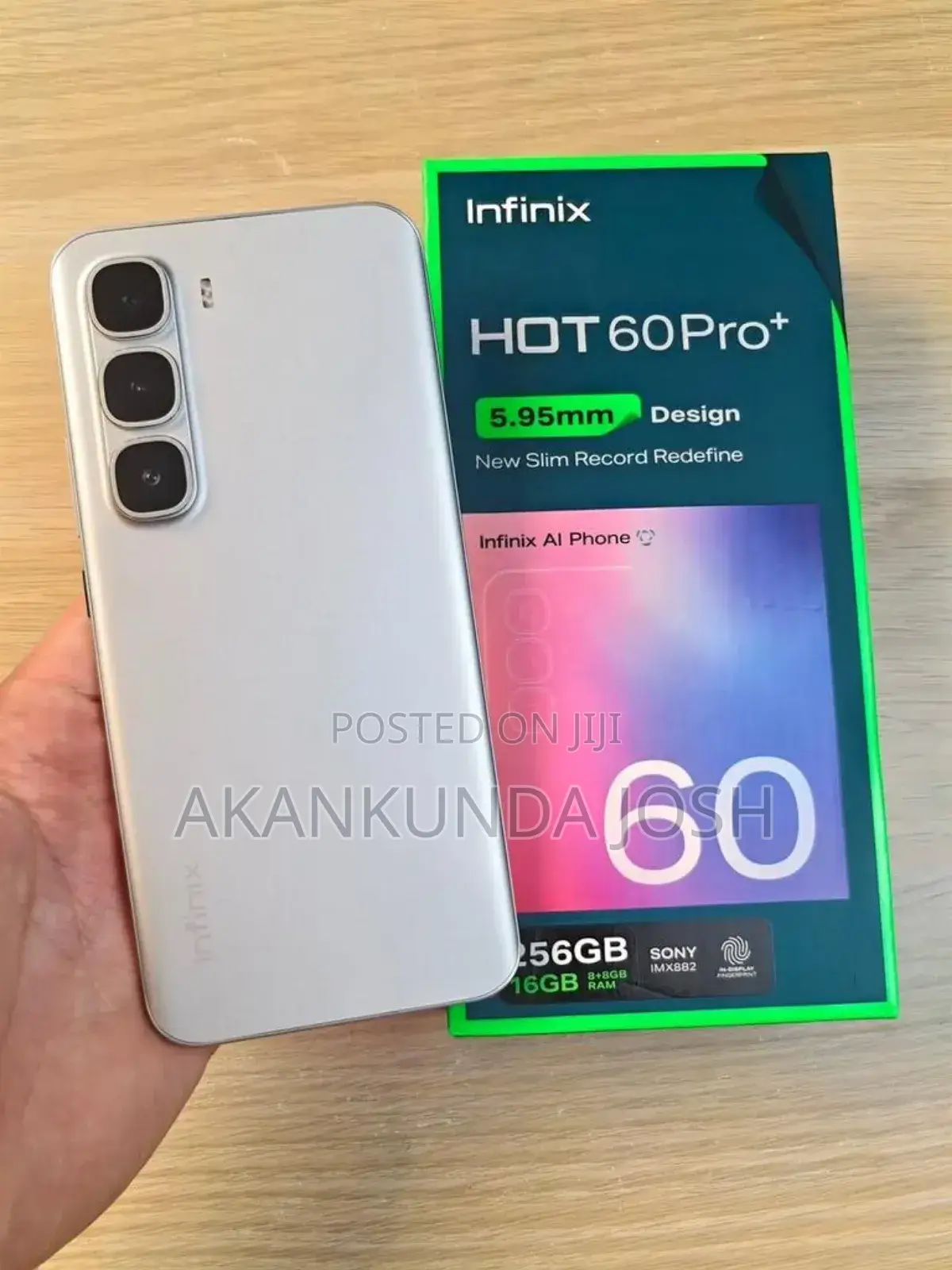 New Infinix Hot 60 Pro+ 128 GB Gray