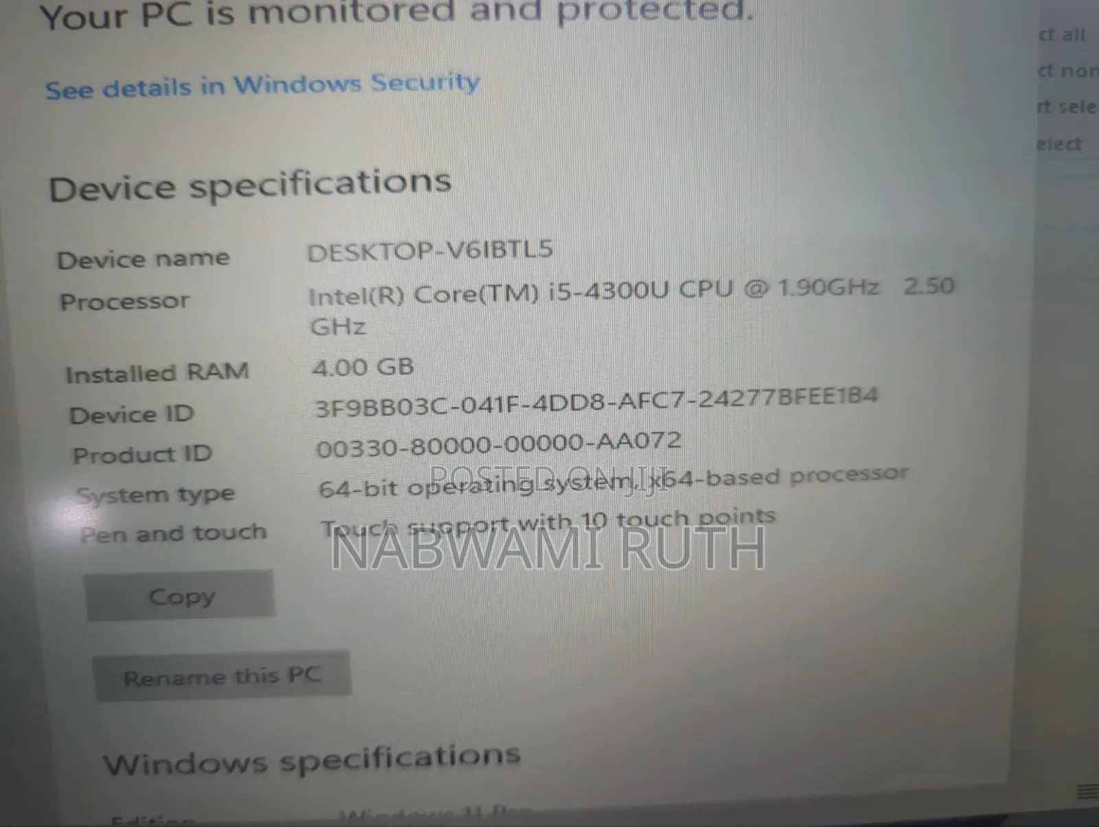 Laptop Toshiba Z30 4GB Intel Core i5 SSD 128GB