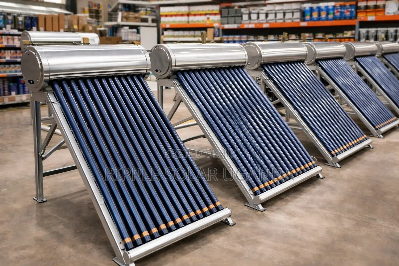 160l Solar Water Heater Vacuum Tube Hot Water Kampala