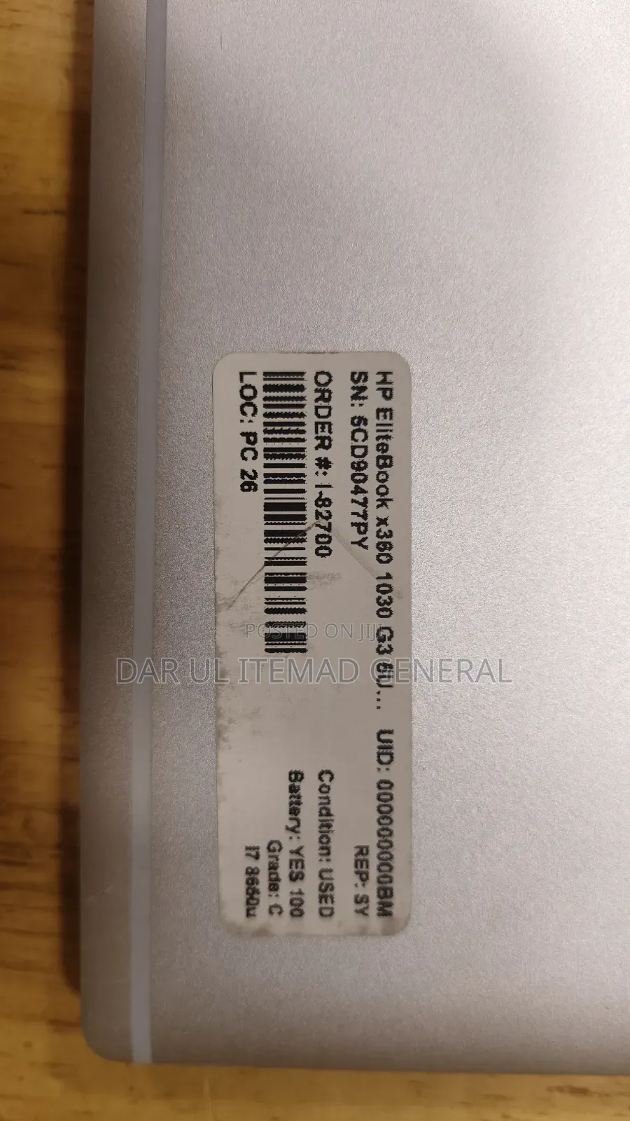Laptop HP EliteBook X360 1030 G3 8GB Intel Core i5 SSD 256GB