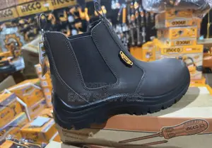 Ingco Safety Boots With Steel Cap Toe Oil Resistant Shock Absorbant