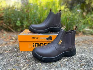 Ingco Safety Boots With Steel Cap Toe Oil Resistant Shock Absorbant