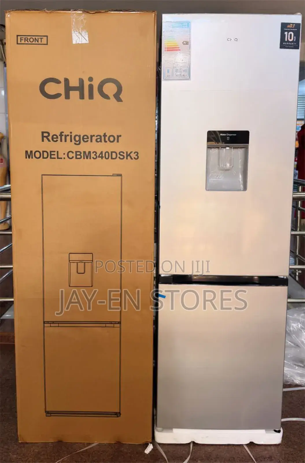 Chiq 340 Litres Fridge