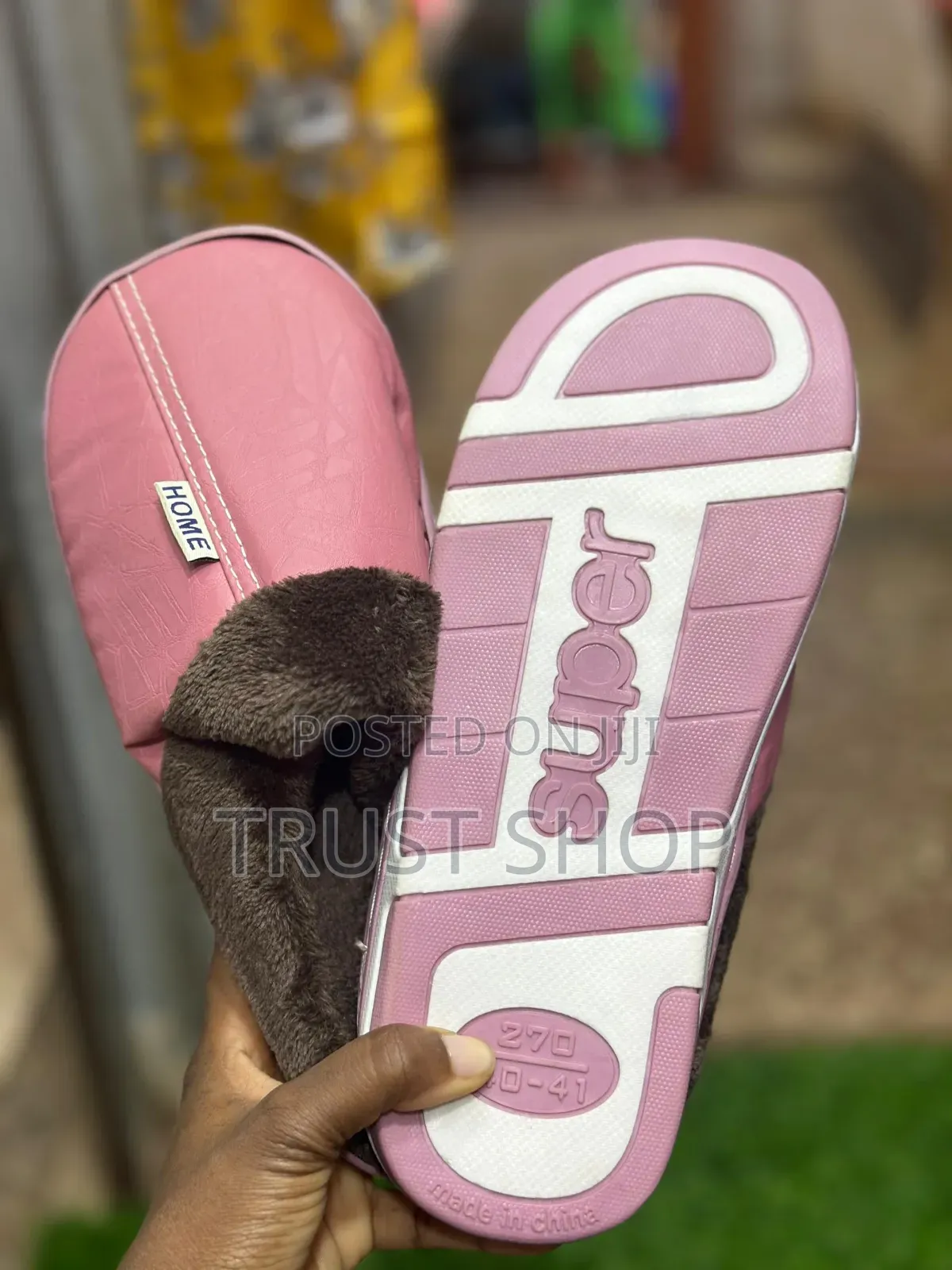 Indoor Pink Sandals