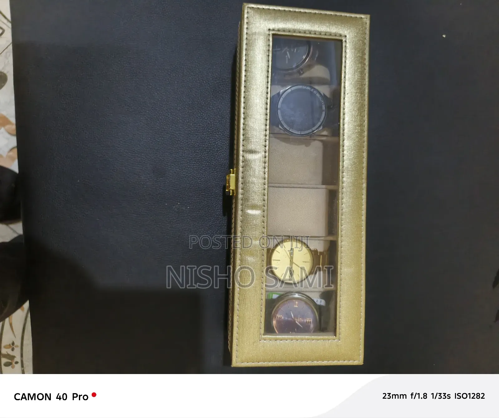Watch Organizer - 6 Compartments