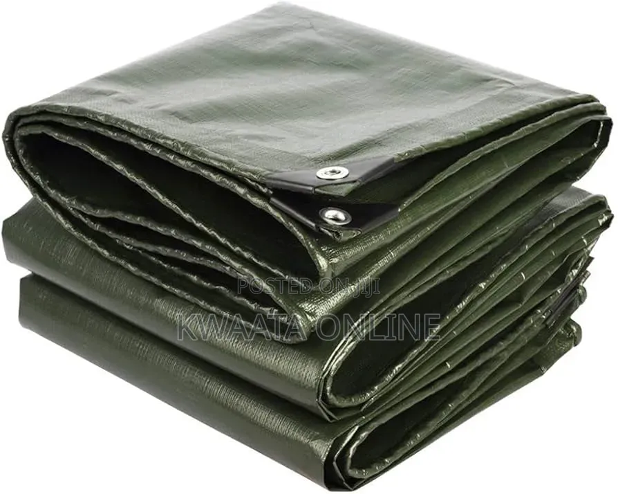 Waterproof Tarpaulin Sheet With Eyelet (4x6meter), Green, Orange, Blue