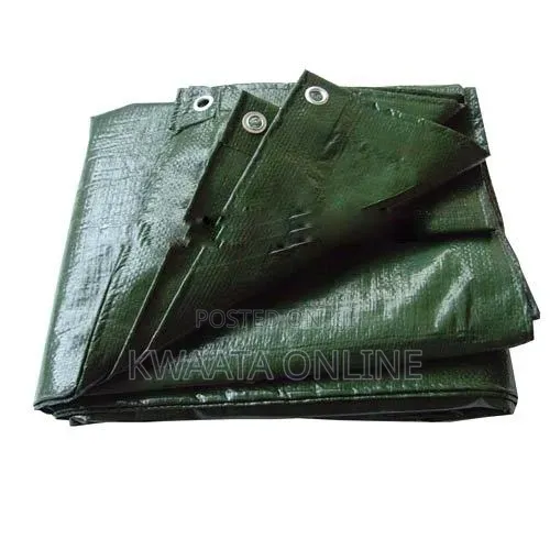 Waterproof Tarpaulin Sheet With Eyelet (4x6meter), Green, Orange, Blue