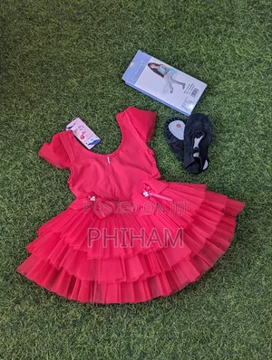 Red Ballet/Ballerina Dress Set