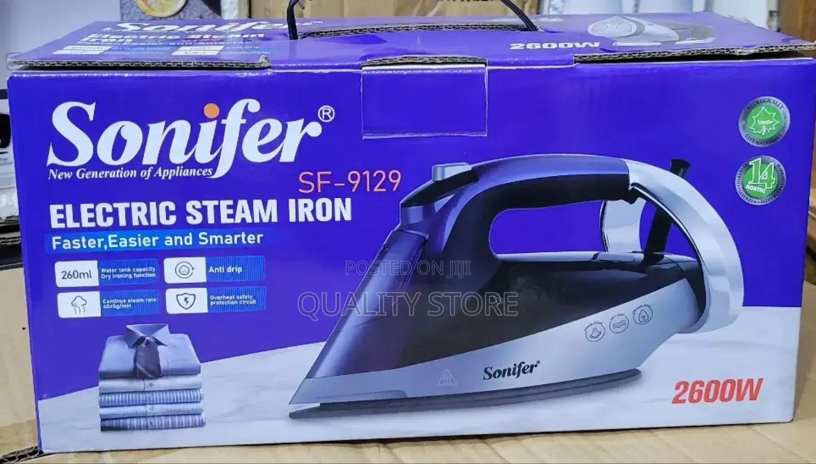 Sonifer Electric Steam Iron Sf -9129
