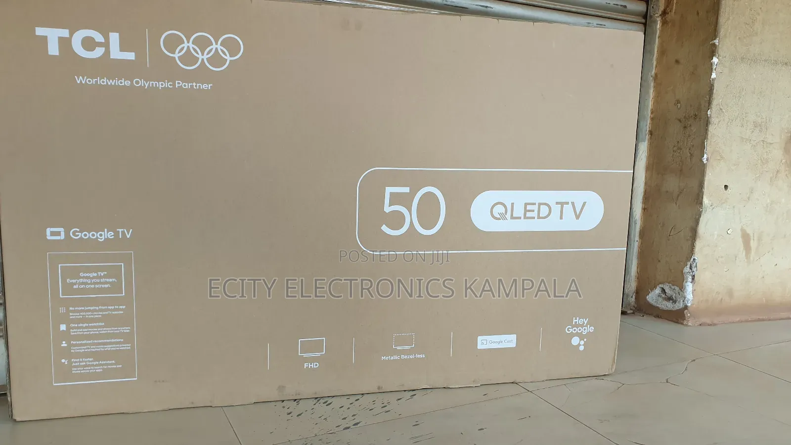 Boxed Qled 50" Inch Smart