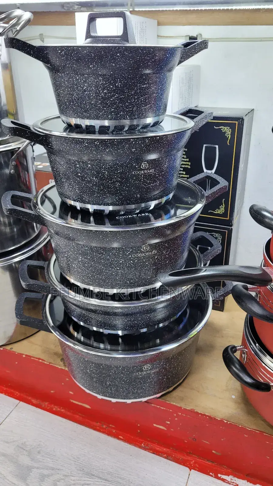 Cooker Ware Set or Granite Cooking Pot Set