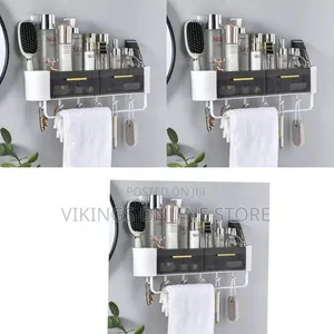 Shower Caddy, Self Adhesive Wall Mounted Shelf Bath Organizer, Shampoo