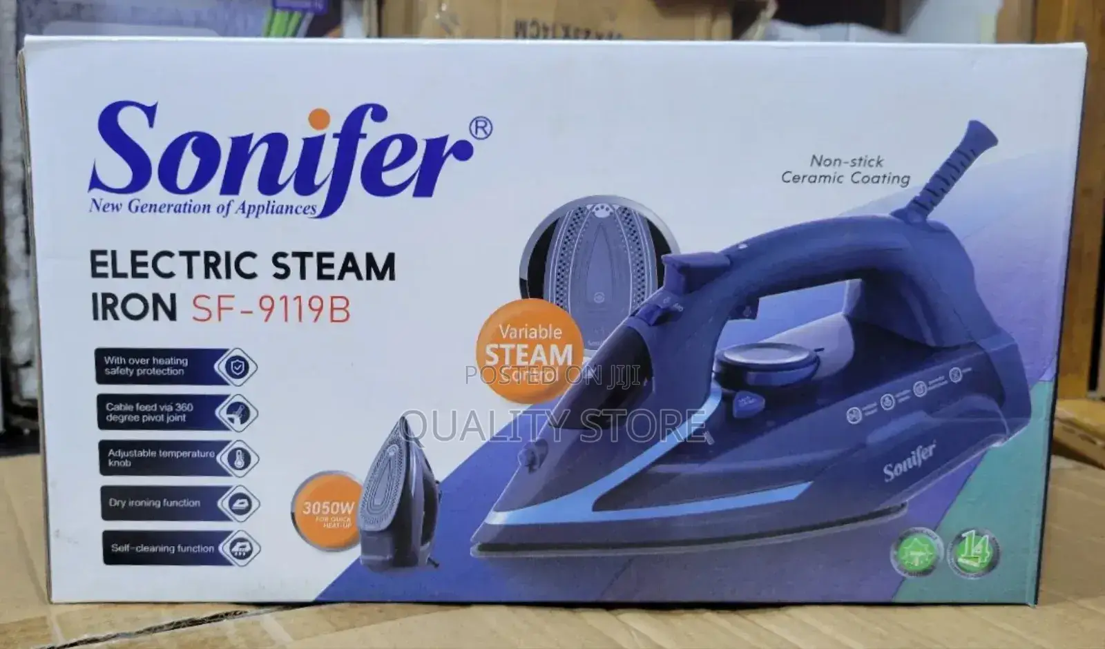 Sonifer Electric Steam Iron Sf-9119b