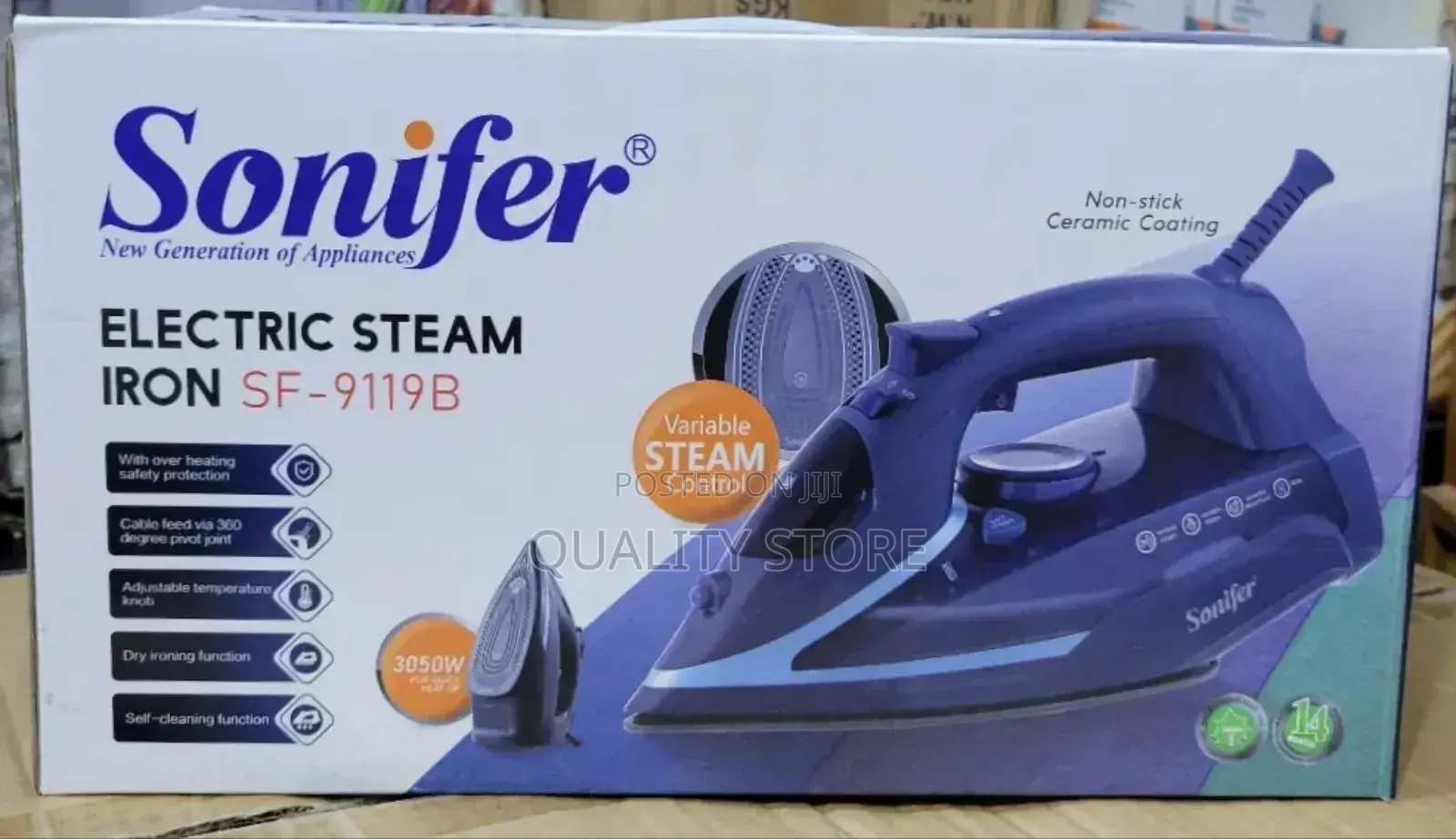 Sonifer Electric Steam Iron Sf-9119b