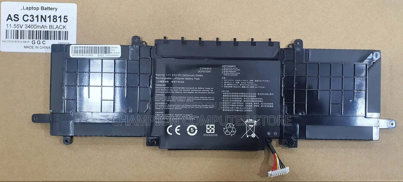 Asus C31n1815 for Asus Zenbook 13 Ux333fac/Fn Rx333fa/Fn Bx333fa/Fn