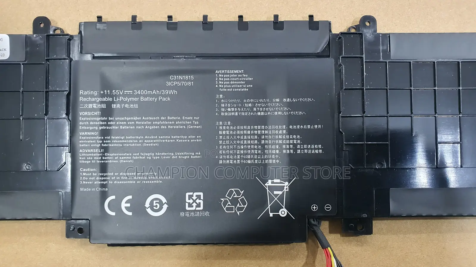 Asus C31n1815 for Asus Zenbook 13 Ux333fac/Fn Rx333fa/Fn Bx333fa/Fn