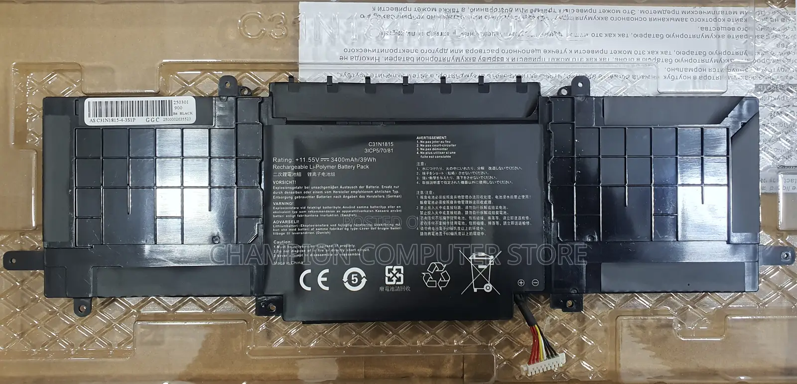Asus C31n1815 for Asus Zenbook 13 Ux333fac/Fn Rx333fa/Fn Bx333fa/Fn