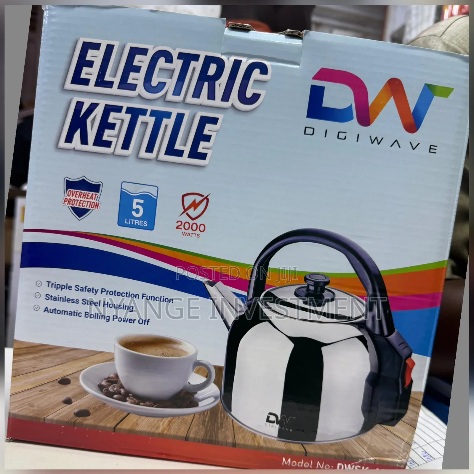 Dw Electric Kettle 5ltrs.
