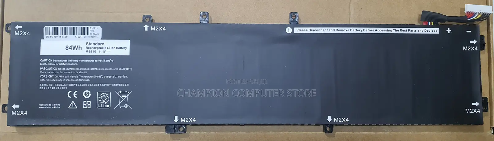 Dell 6gtpy M5510 for Dell XPS-15 9550-70, Precision 5510-40, M5510-20
