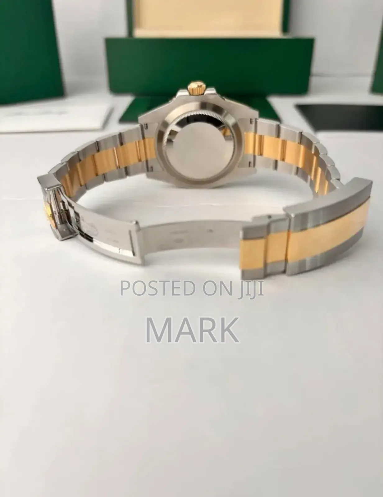 Gold-Blue Interface Watch