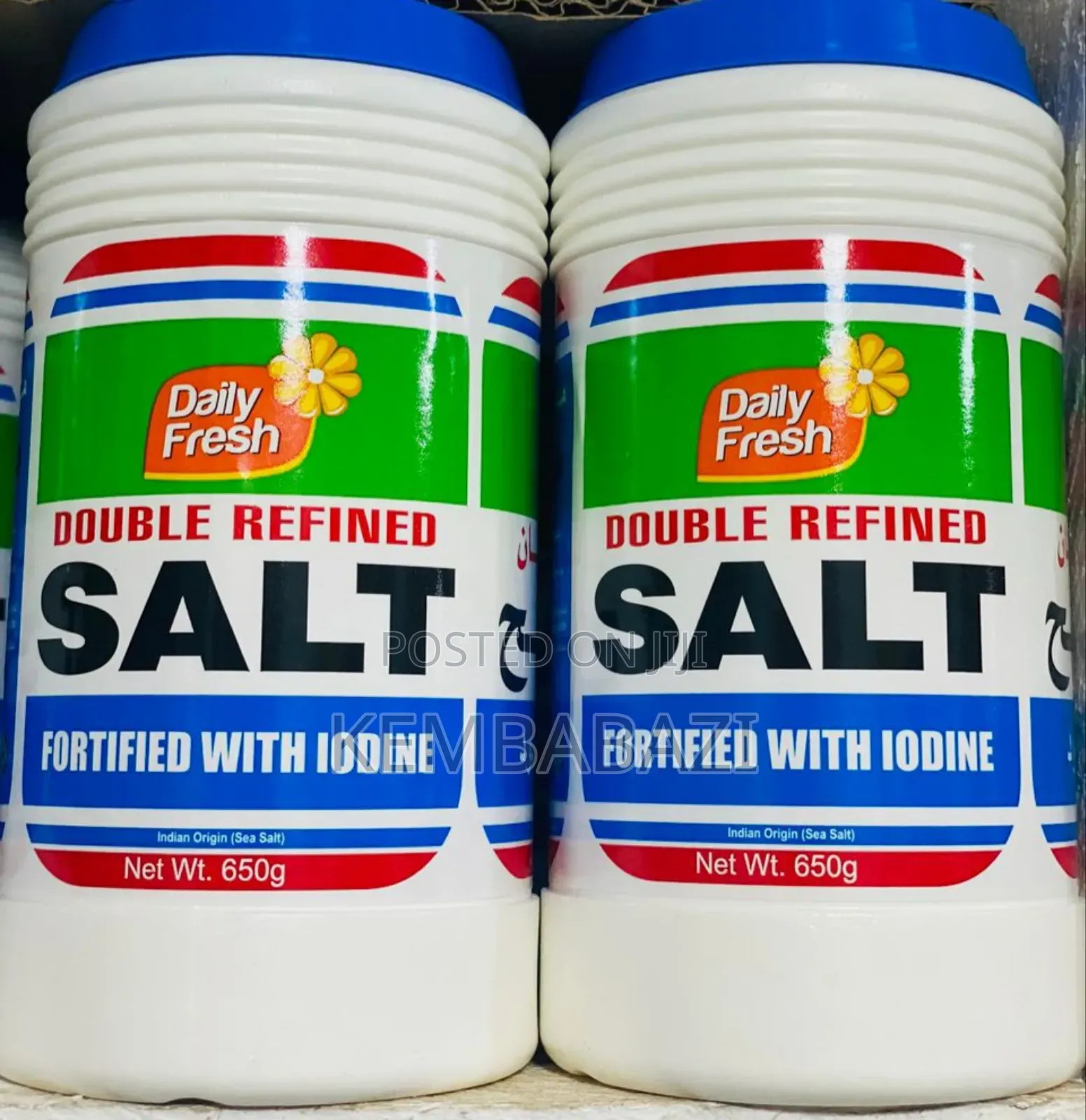Daily Fresh Double Refined Salt.