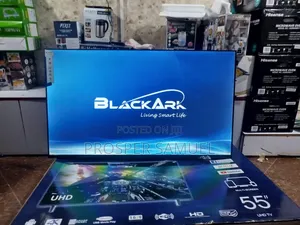 55 Black Frameless Uhd Smart Flat Screen With in Built Decoder
