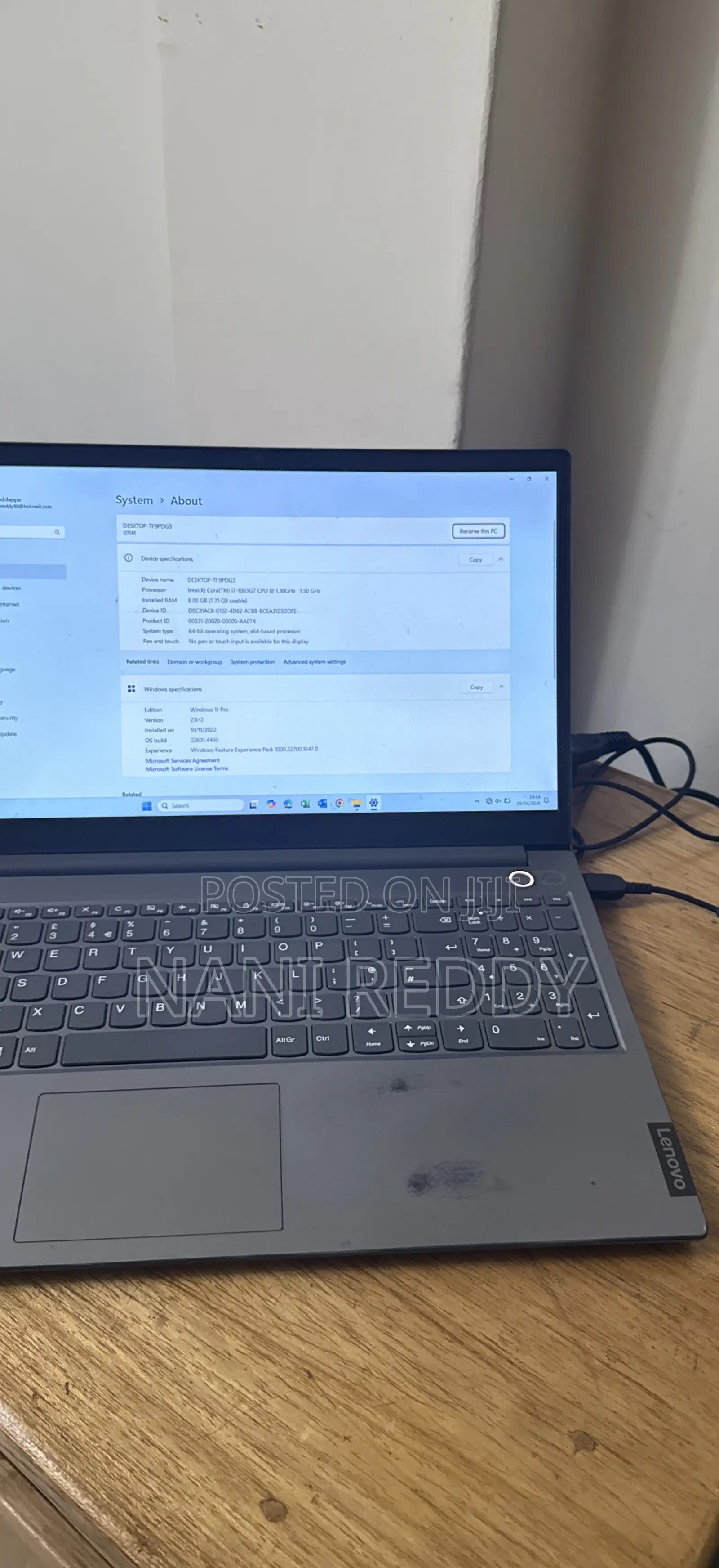 Laptop Lenovo ThinkBook 15s Gen 2 8GB Intel Core i7 HDD+SSD 1T